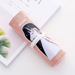 Korean Cute Animal Roll Up Pencil Case - Original Kawaii Pen