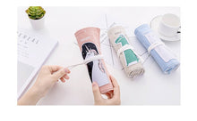 Load image into Gallery viewer, Korean Cute Animal Roll Up Pencil Case - Original Kawaii Pen
