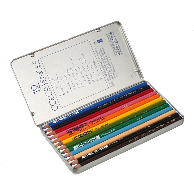 12 Colored Pencils 24 Pack