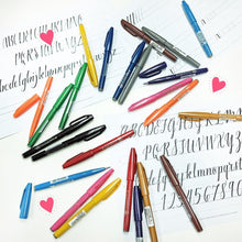 Load image into Gallery viewer, Pentel Fude Touch Brush Sign Pen - ⭐ Set of 2pcs ⭐ - Original Kawaii Pen
