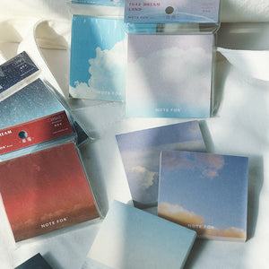 Cloudy Sky Sticky Notes ⭐ 100 Sheets Value Pack⭐ - Original Kawaii Pen