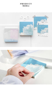 Cloudy Sky Sticky Notes ⭐ 100 Sheets Value Pack⭐ - Original Kawaii Pen