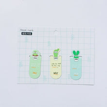 Load image into Gallery viewer, Cactus &amp; Sakura Magnetic Bookmark Set - Original Kawaii Pen

