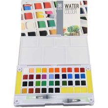 Load image into Gallery viewer, Petite Color Watercolor Field Sketch Box Set - 36 Color Palette + Water Brush - Original Kawaii Pen
