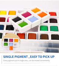 Load image into Gallery viewer, Petite Color Watercolor Field Sketch Box Set - 12 Color Palette + Water Brush - Original Kawaii Pen
