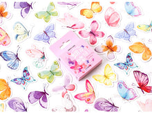Load image into Gallery viewer, Butterfly Garden Paper Stickers (46pcs Box) - Original Kawaii Pen
