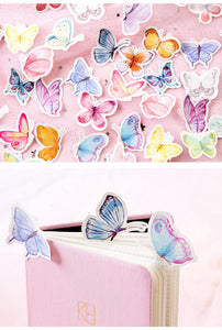 Butterfly Garden Paper Stickers (46pcs Box) - Original Kawaii Pen
