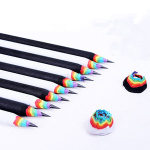 Rainbow Color HB Pencil Set (6pcs)