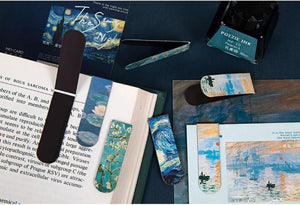 The Van Gogh Magnetic Metal Bookmark - Original Kawaii Pen