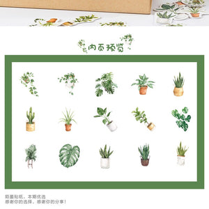 House Plant Paper Stickers - Original Kawaii Pen