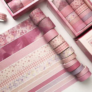 Cherry Blossom Pattern Washi Tape Set - Limited Edition - Original Kawaii Pen