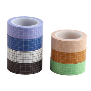 Classic Colorful Pattern Washi Tapes (7 types). - Original Kawaii Pen