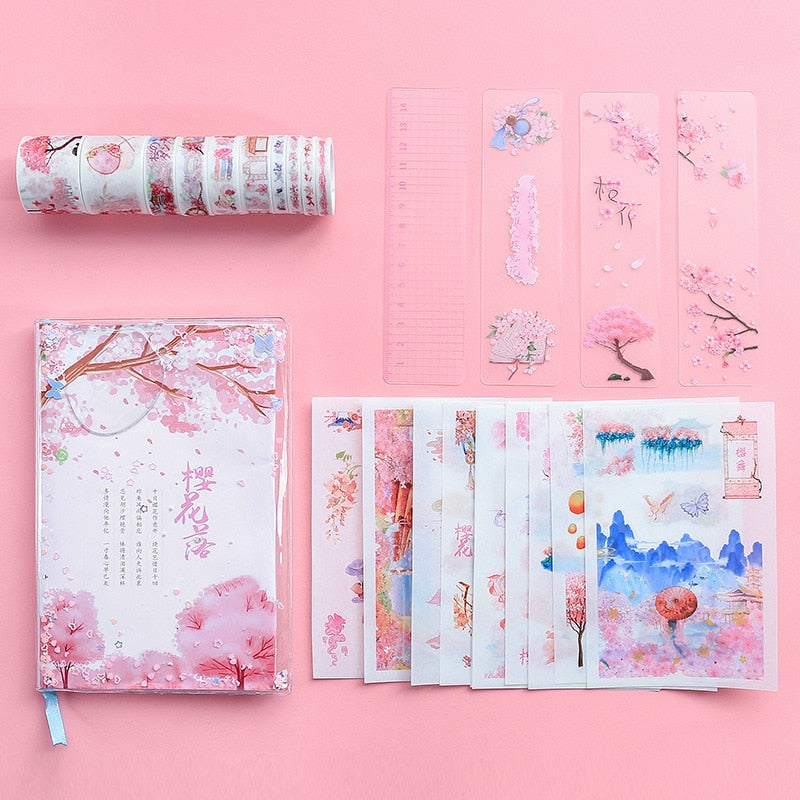 Sakura Writing Set Japanese Sakura Stationery Gift Set – Original Kawaii Pen