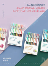 Load image into Gallery viewer, Morandi Pastel Colors Retractable Gen Pen Set (9 Colors) - Original Kawaii Pen
