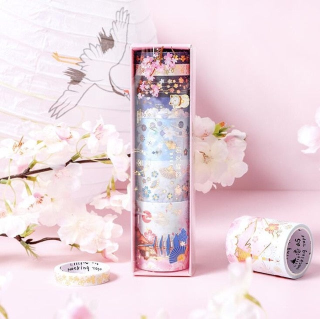 Japanese Sakura Washi Tape Set