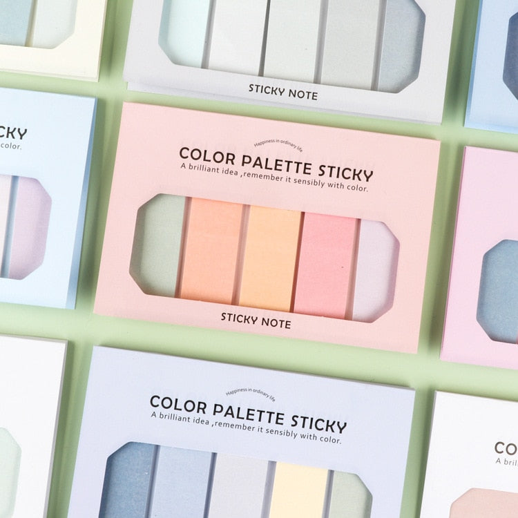 Pastel Color Palette Sticky Notes