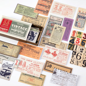 Vintage Style Sticky Notes (8 Designs)