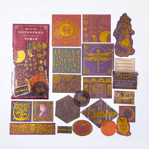 The Renaissance Series Gold Stickers (8types)