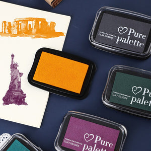 Classic Pure Pallet Ink Pad Stamps ( 12 colors )