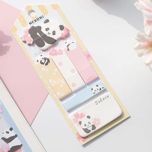 Nekoni Sakura & Animals Sticky Note Set - Original Kawaii Pen