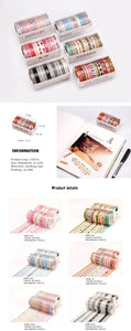 Exclusive Gold Foiled Washi Tape Set - (6 Designs)