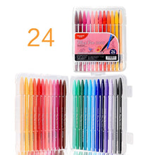 Load image into Gallery viewer, Monami Watercolor Fiber Tip Brush Pen
