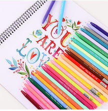Load image into Gallery viewer, Monami Watercolor Fiber Tip Brush Pen
