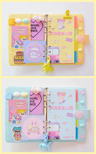 Sweet Macaron Leather Notebook Planner
