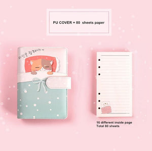 Dreaming Kitty Notebook Sets (8 Types)