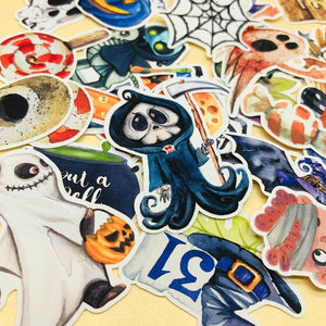 Halloween Watercolor Stickers 🎃