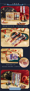 Exclusive Japanese Pattern Washi Tape + Stickers Set (20 Pcs)