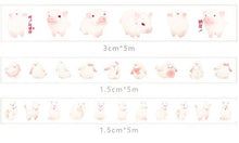 Load image into Gallery viewer, Cute Piggy Washi Tape Set
