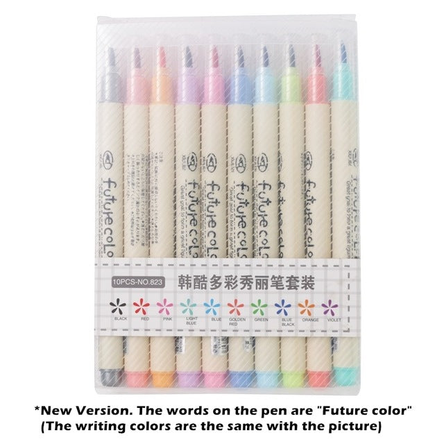 Soft Graphic Markers - 10 color Set