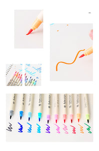 Fabri Color Soft Brush Pen Set (10 pcs)