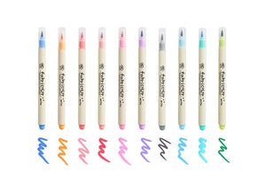 Fabri Color Soft Brush Pen Set (10 pcs)