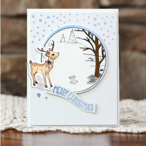 Clear Xmas Stamps