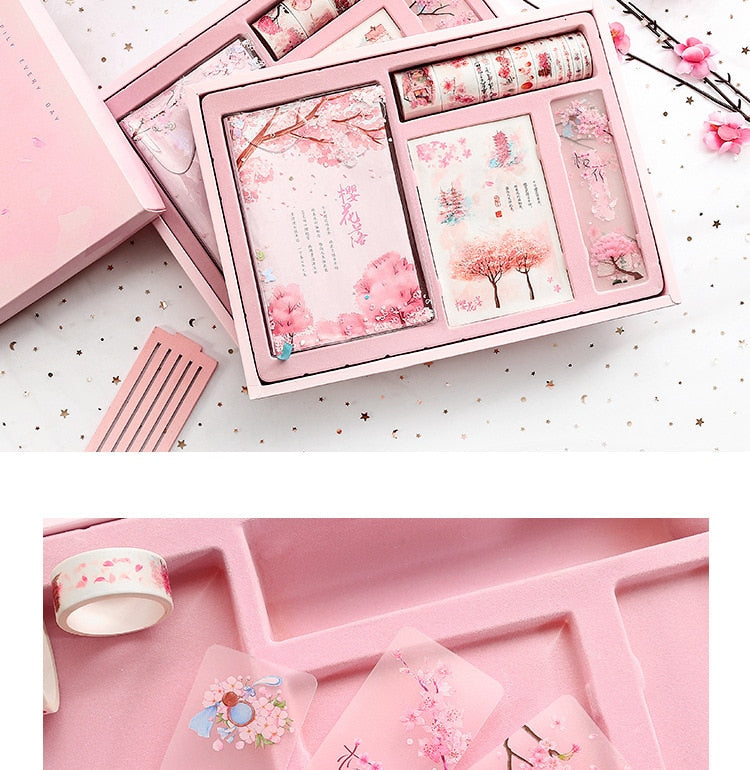 Kawaii Anime Sanrios My Melody Stationery Gift Pack Pencil Case Notebook  Pencil Stickers Eraser Set School Supplies Student Gift - AliExpress