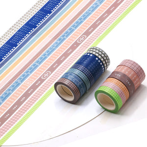 Monthly, Daily and Time Adhesive Tapes