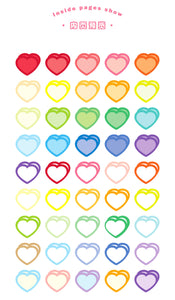Lovely Heart Stickers