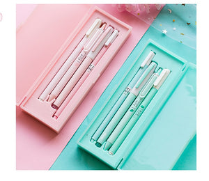 Mint & Pink Sakura Gel Pen Set - Limited Edition