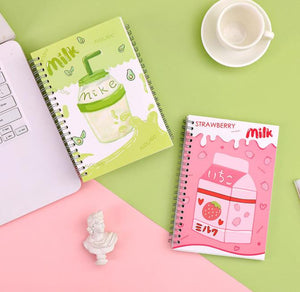 Cute Milk Pack Notebooks (4 Designs)