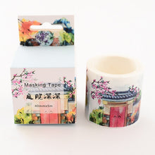 Load image into Gallery viewer, Japanese Landscape Floral Washi Tape (7 Designs)
