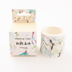 Japanese Landscape Floral Washi Tape (7 Designs)