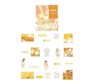 Gold Leaf Stickers (4 Types)