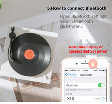 Load image into Gallery viewer, Retro Bluetooth Record Player
