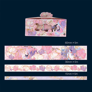 Floral Town Washi Tape Sets (4 Designs) - Limited Edition