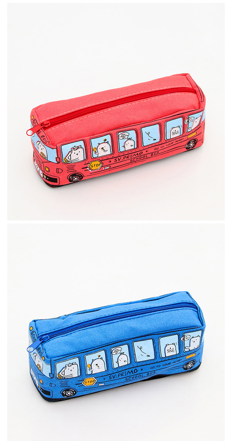 Kawaii School Bus Pencil Case (4 types) – Original Kawaii Pen