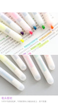 Load image into Gallery viewer, Knock Type Fluorescent Highlighter Set ( 6pcs)
