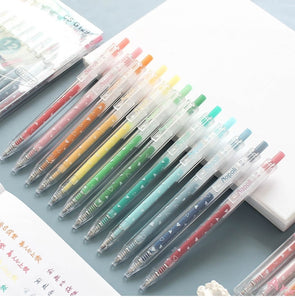 Napoli Multi-Color Gel Pen Set (12 color Set)