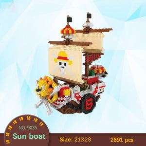 Thousand Sunny Pirate Ship Nano Blocks (2690 pcs)